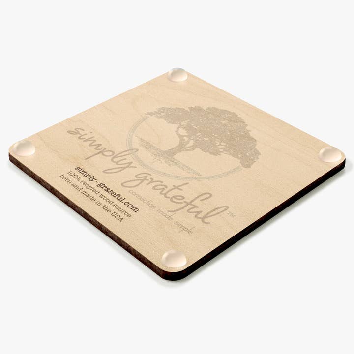 Simply Grateful - Wholesale Coasters - Elevated Coaster2