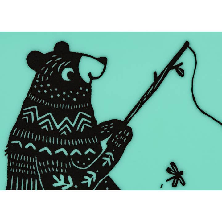 modern-twist - Wholesale Bib - Baby - Bucket Bib: Bear Family - Green3