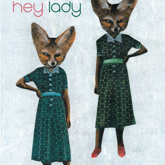 Pergamo Paper Goods - Wholesale Friendship Card - Retro Fox Card2