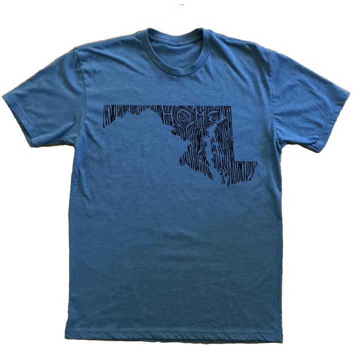Small - Maryland Ingrained State Unisex T-Shirt for wholesale by Ingrained Apparel