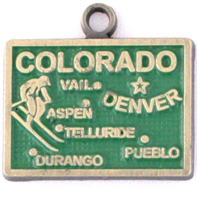 Gleeful Peacock - Wholesale Individual Charm/Pendant - Colorado State Charm Bracelet, Necklace, or Charm Only4