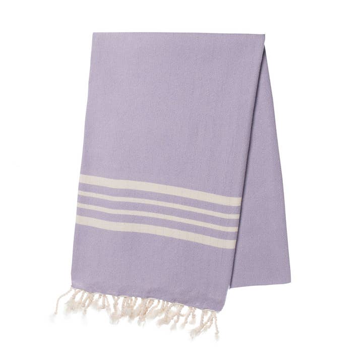 Turkish Towel Krem Peshtemal - Lilac for wholesale by Buldano