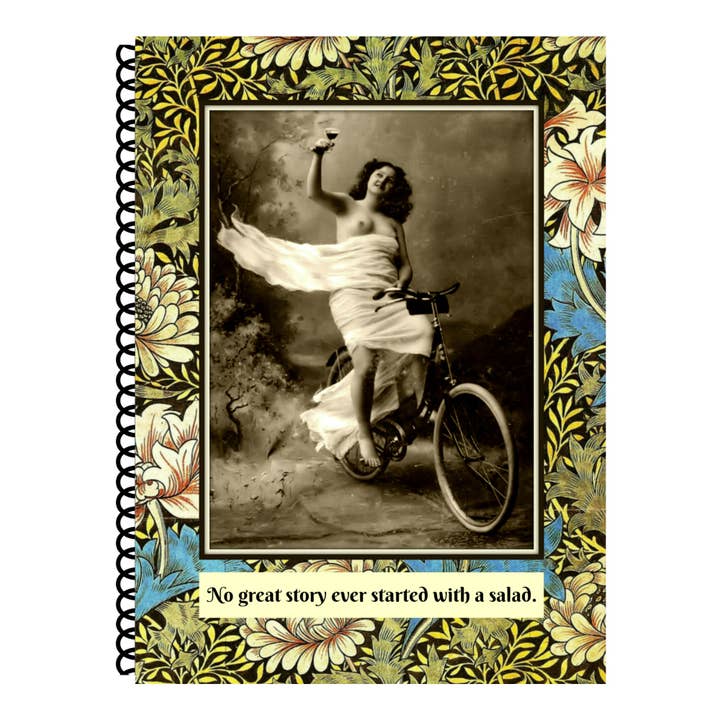 Ümlaut Brooklyn - Wholesale Journal/Diary - No Great Story Ever Started With A Salad Journal