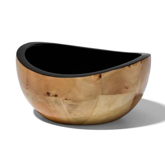 Burl fineer accentschaal voor wholesale door LADORADA