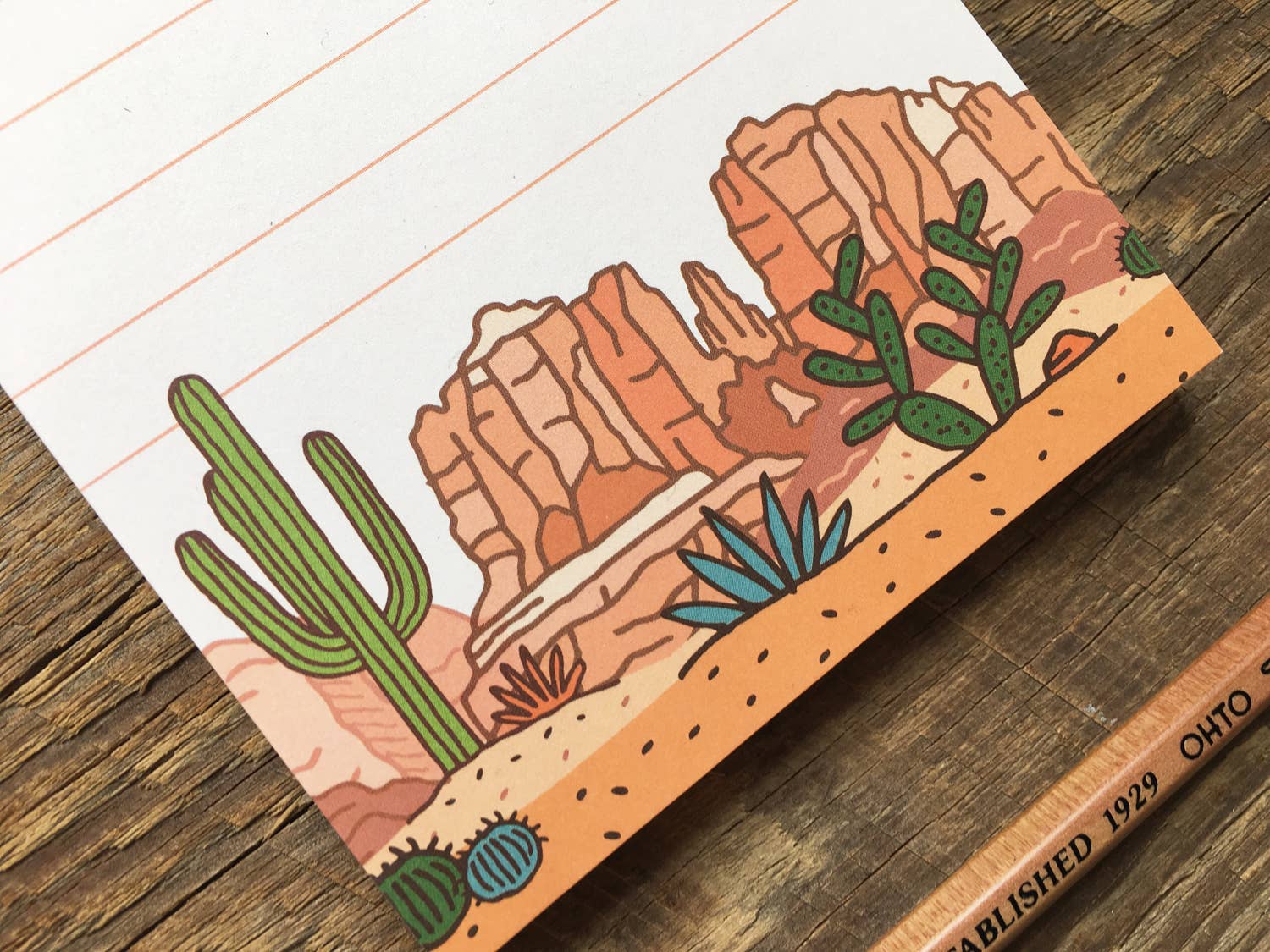 Noteworthy Paper & Press - Wholesale Notepad - Sedona Pad4