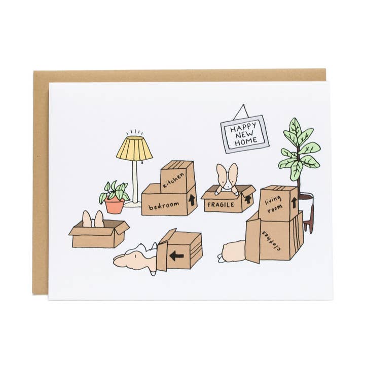 Happy New Home Housewarming Card for wholesale by Tiffbits