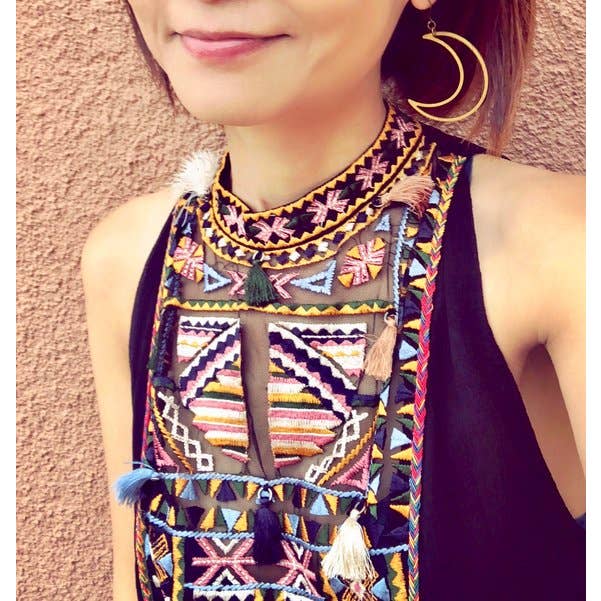 SORA DESIGNS - Wholesale Dangle Earrings - Crescent Moon Earrings1