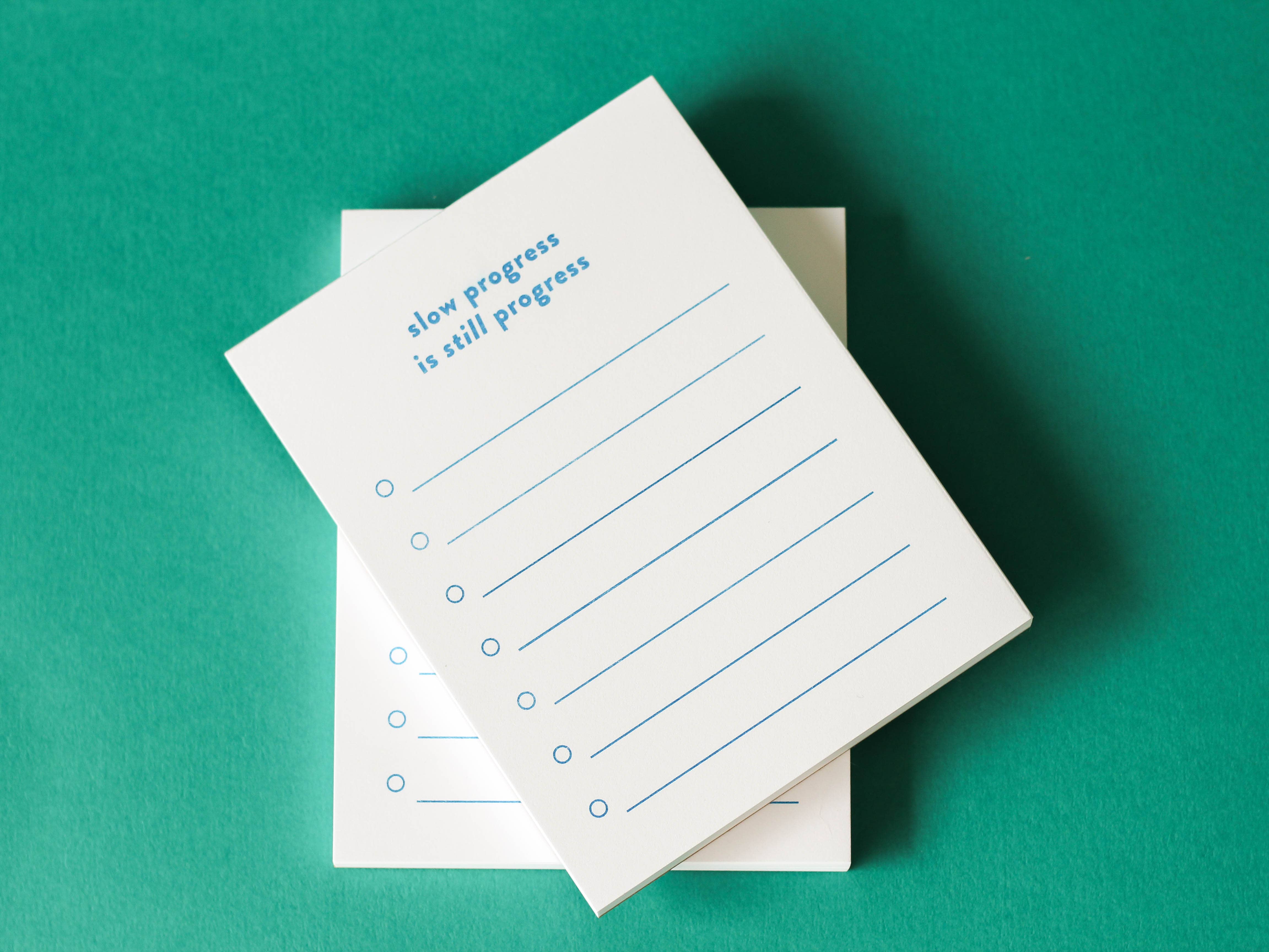 M.C. Pressure - Wholesale Notepad - Slow Progress Is Still Progress Notepad3