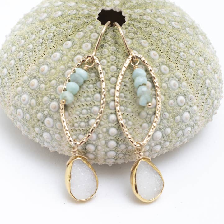 Brincos “skyline” por atacado de Midori Jewelry Hawaii