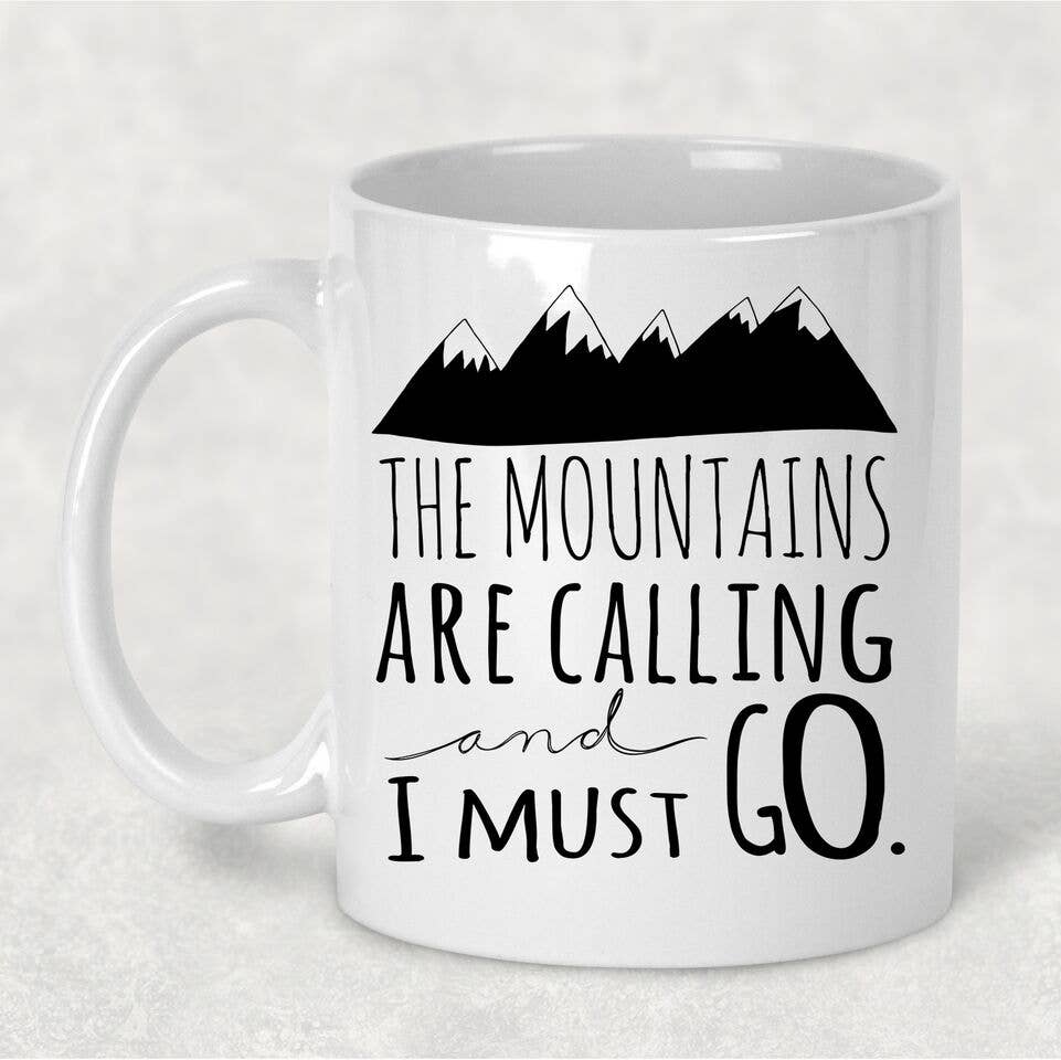 Dasha Alexander - Wholesale Coffee Mug - The Mountains Are Calling And I Must Go Mug0