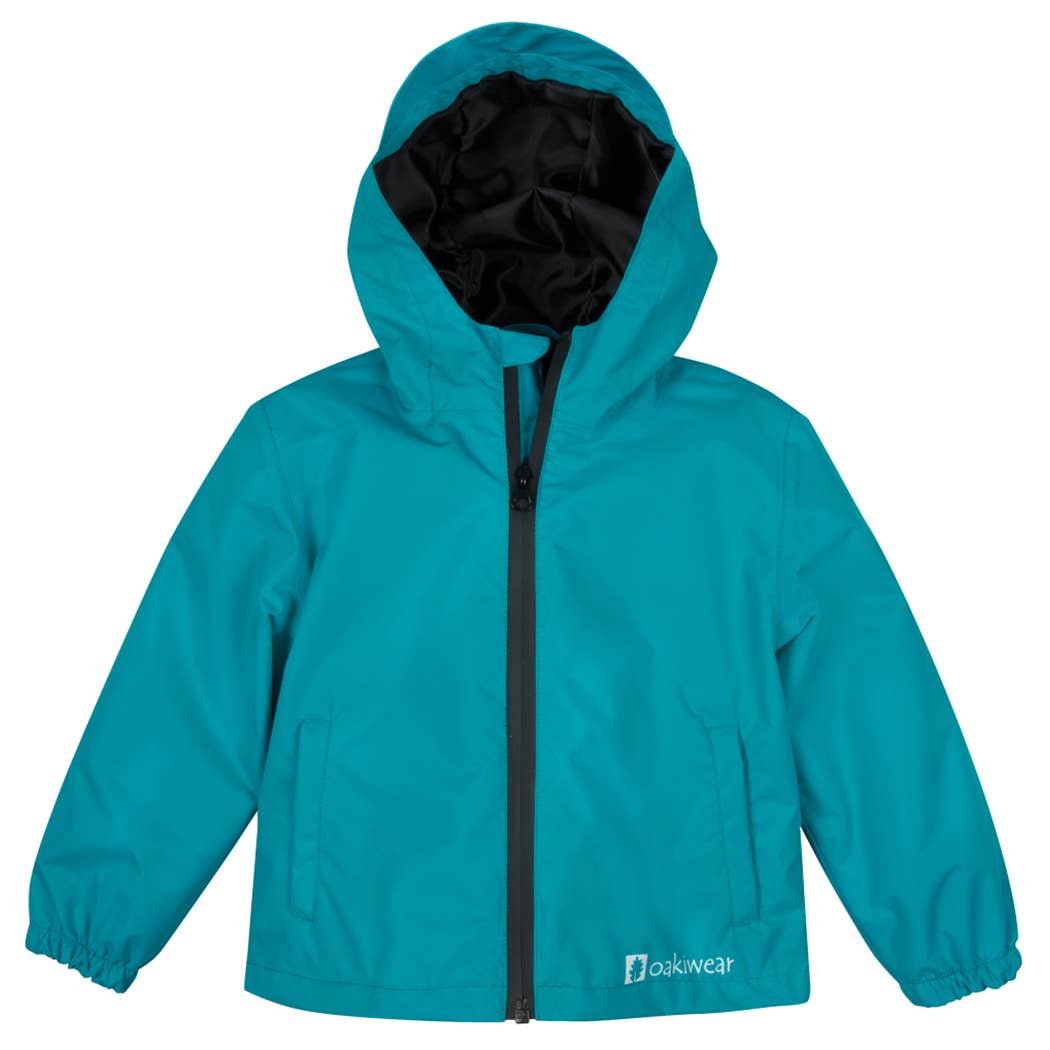 Oaki – Impermeável – Criança por atacado – Casaco de chuva Shell, azul glaciar2