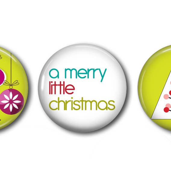 Weihnachtsfeiertag — Ein frohes kleines Weihnachten — 3er-Set für den Großhandel von Say It in A Snap Jewelry
