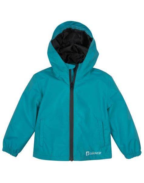 Oaki – Impermeável – Criança por atacado – Casaco de chuva Shell, azul glaciar