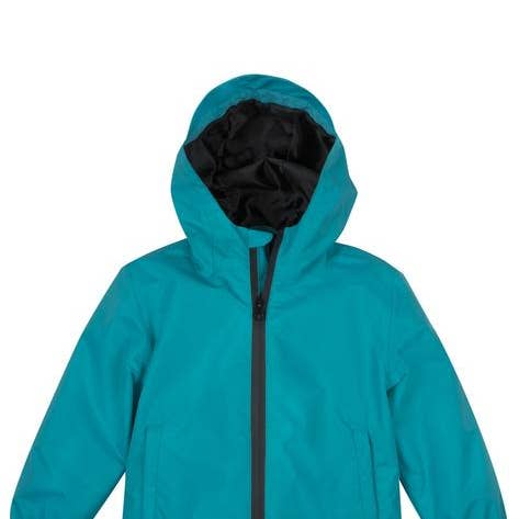 Oaki – Impermeável – Criança por atacado – Casaco de chuva Shell, azul glaciar0
