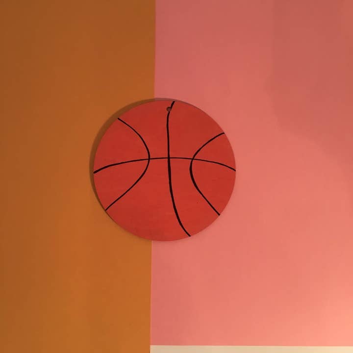 BASKETBALL WALL CHARM for wholesale by Cosmic Peace Studio