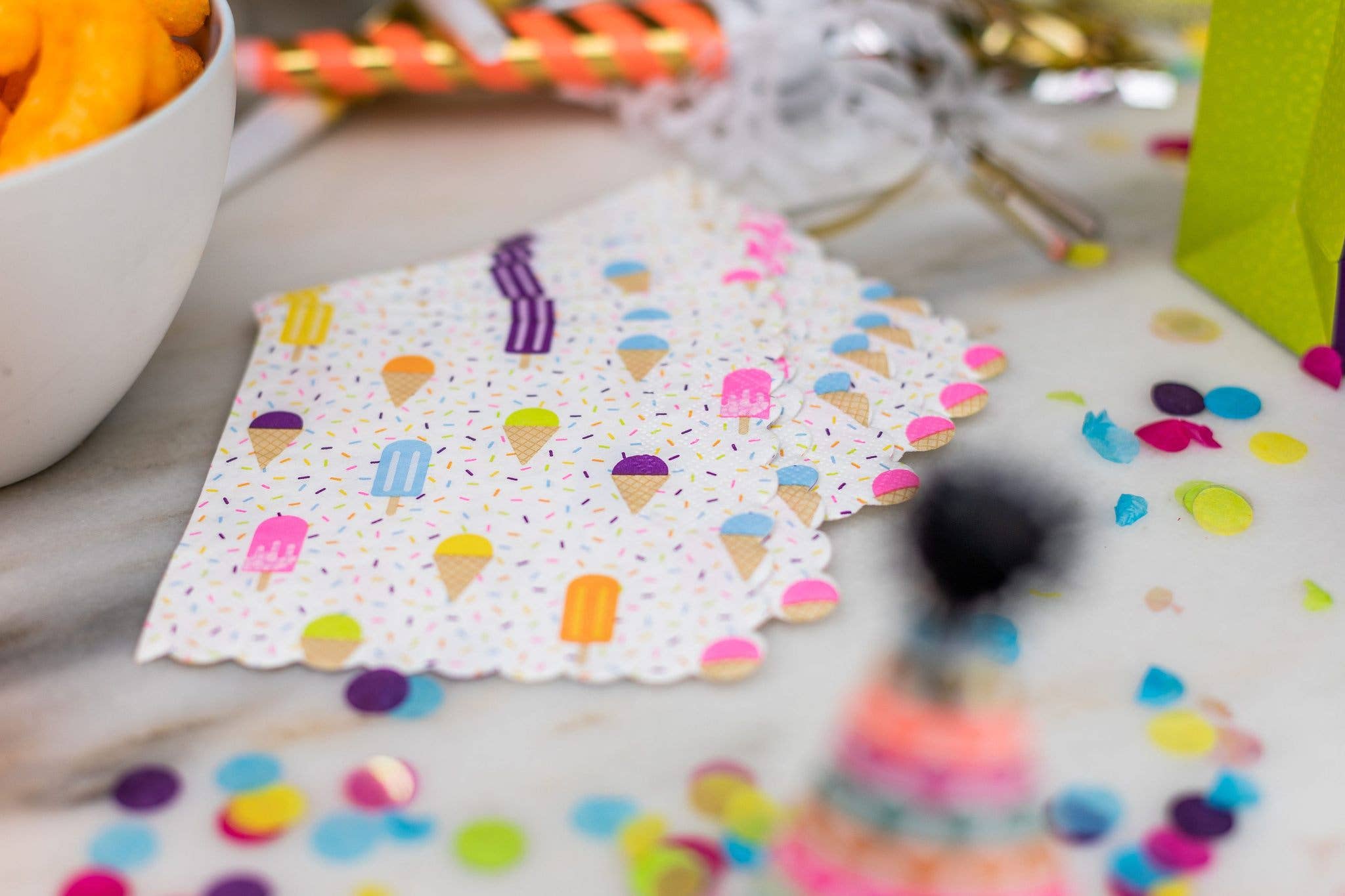 Party Partners - Wholesale Disposable Napkin - Lollipop Cocktail Napkins1