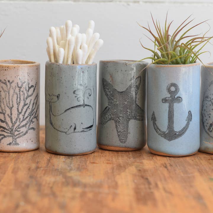 Mud & Maker - Wholesale Decorative Jar - Tiny Tumbler - Sand Dollar1