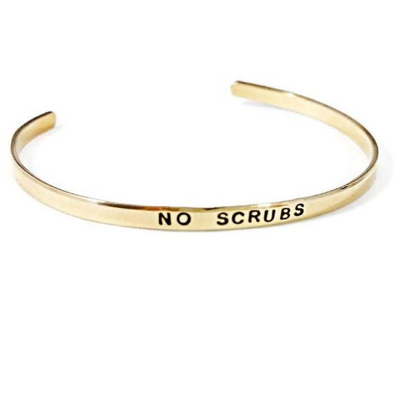 Salt and Sparkle - Wholesale Cuff Bracelet - NO SCRUBS Skinny Adjustable Cuff Bracelet