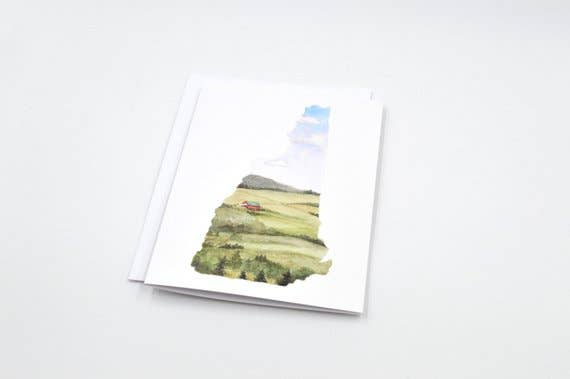 Rachel Alvarez Art - Wholesale Stationery/Notecard Set - New Hampshire State Notecard Set2
