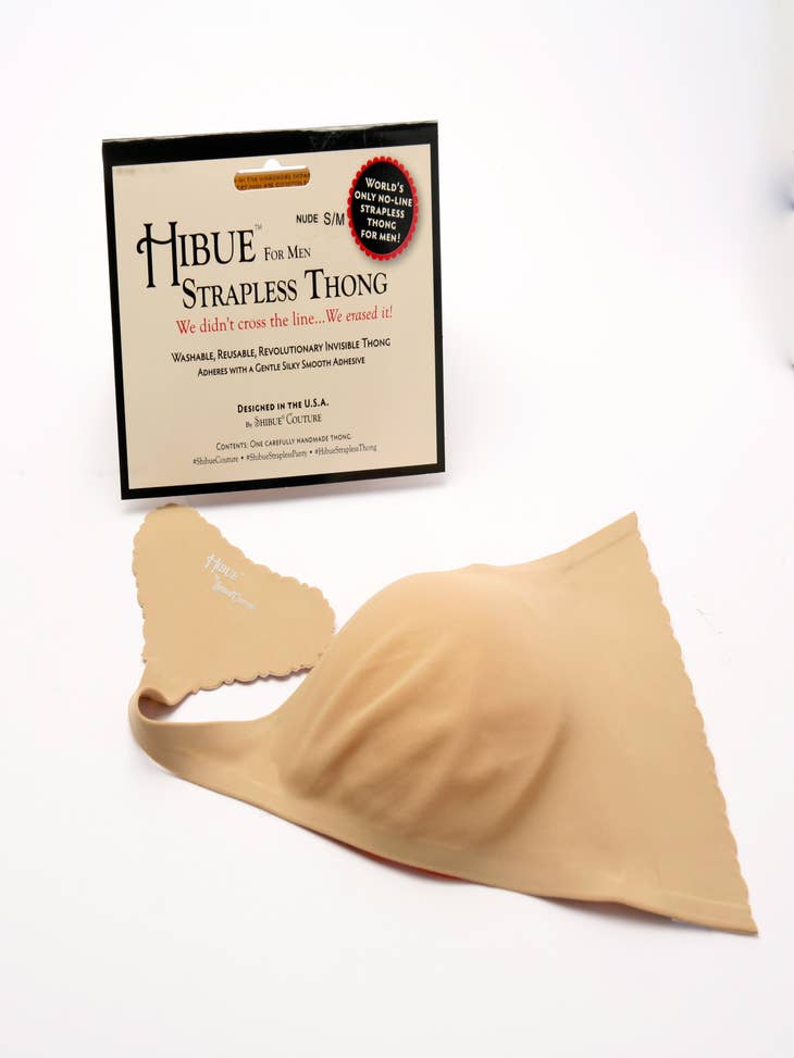 HIBUE Strapless Thong for Men - SprayChic Airbrush Tanning