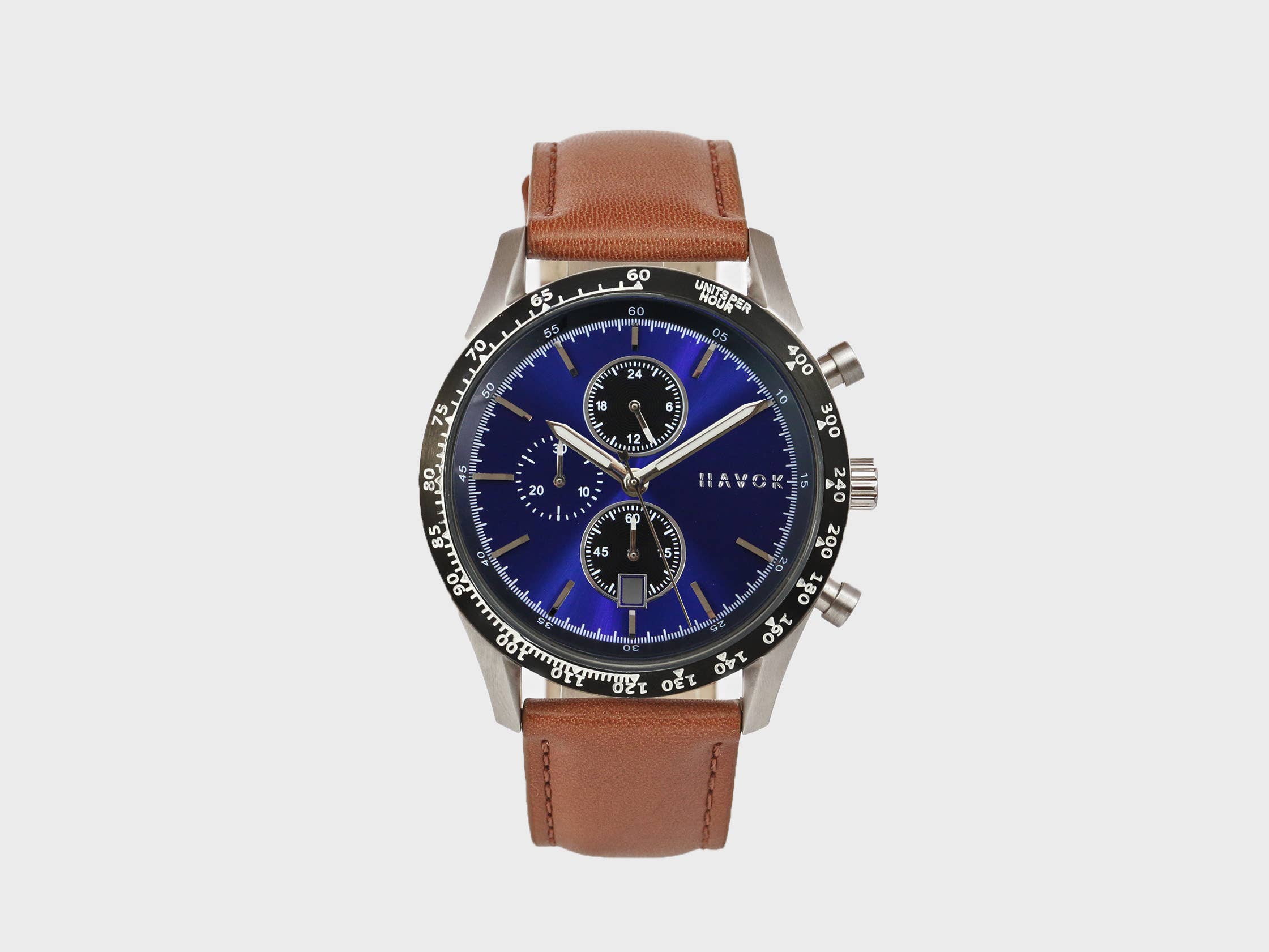 Elliot Havok - Wholesale Wrist Watch - Men's - Sapphire Blue Racer Chronograph Men's Wrist Watch - 42mm