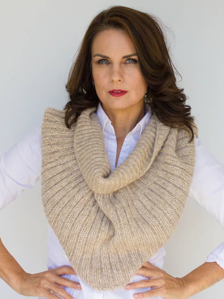 Modern Shrug - Oatmeal for wholesale by By Sarah Ann