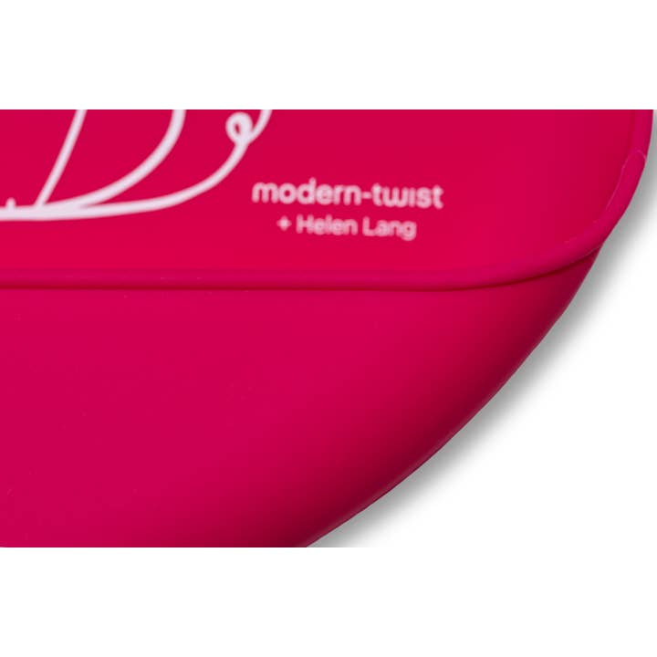 modern-twist - Wholesale Bib - Baby - Bucket Bib: Bears - Berry Pink4