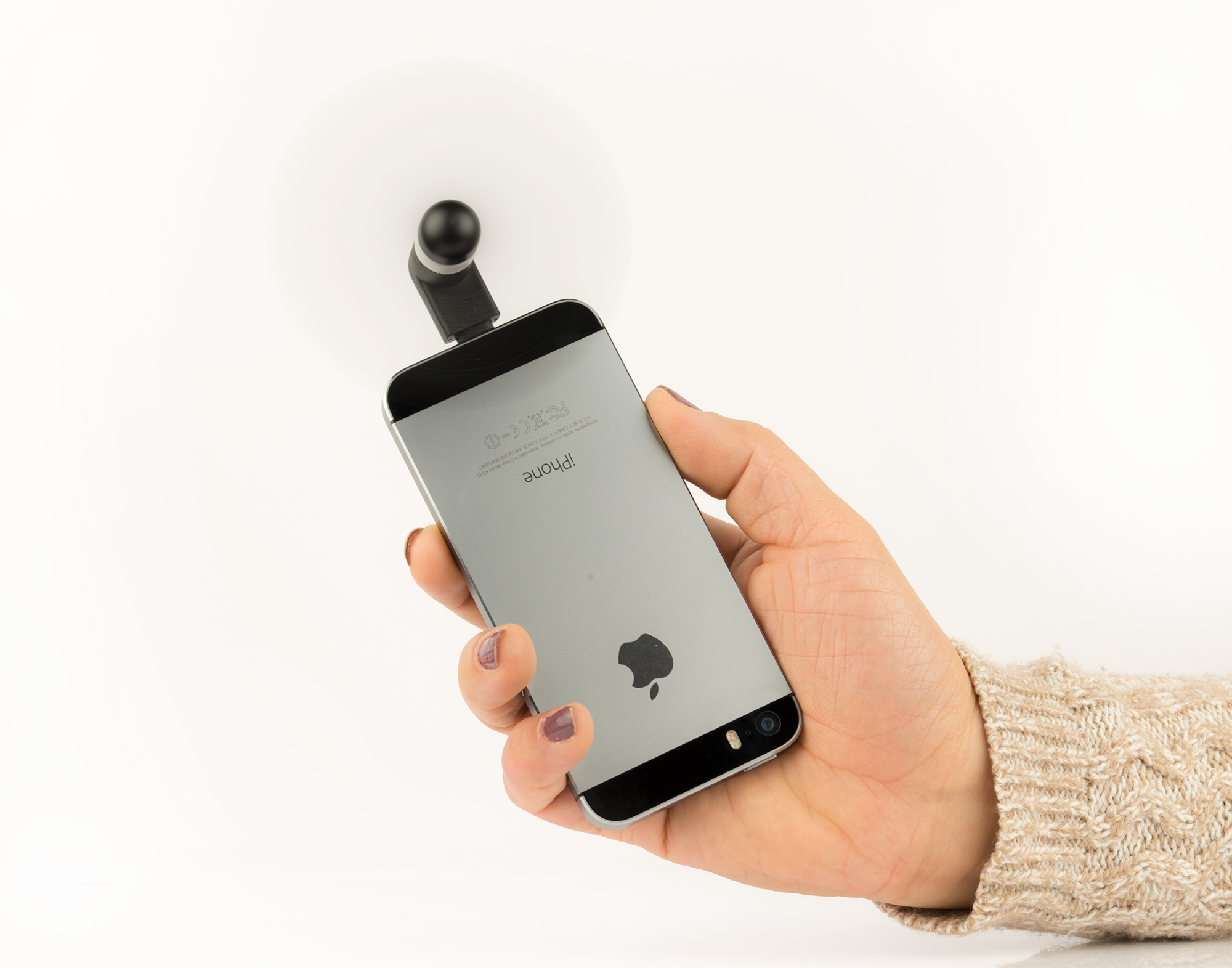 Mila Wholesale - Wholesale Handheld Electric Fan - Dual Adapter Smartphone Fan Bowl4