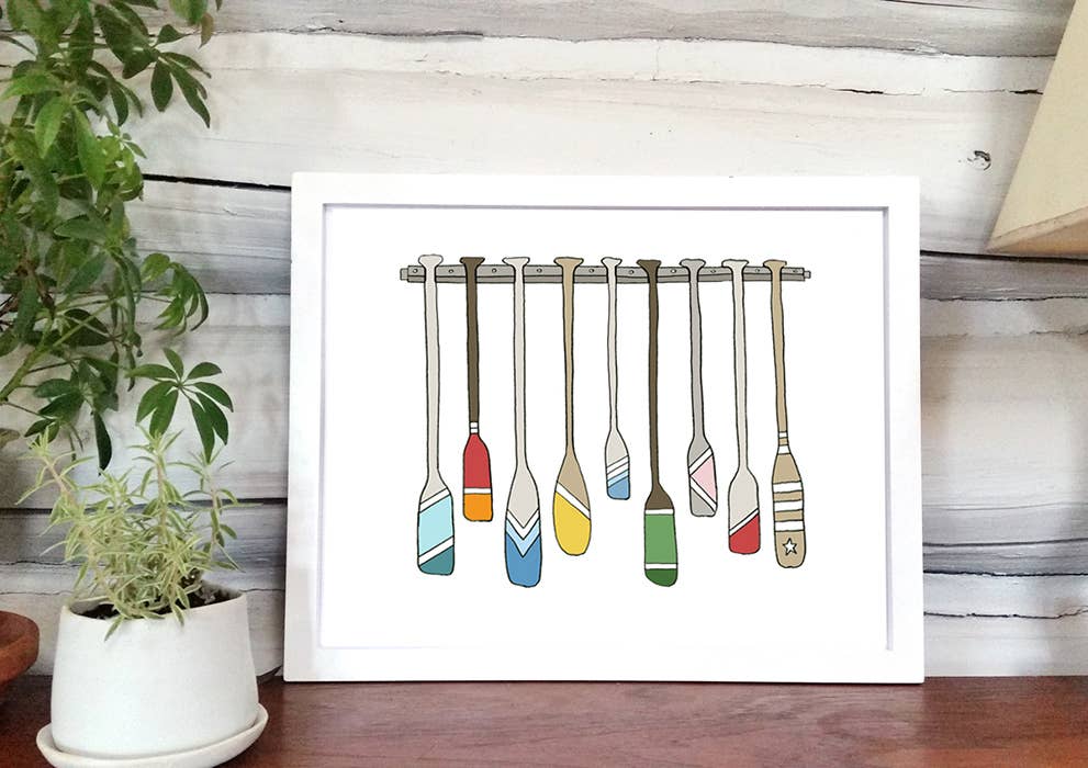 Sloe Gin Fizz - Wholesale Art Print - Oars and Paddles Print1