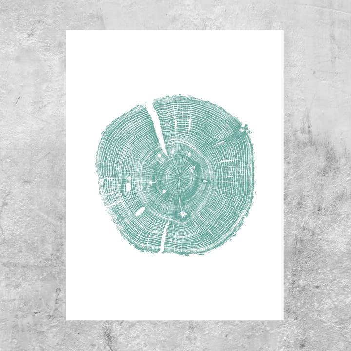 White Oak in Pantone 2241, 18"x24" unframed for wholesale by Timber Wood Prints