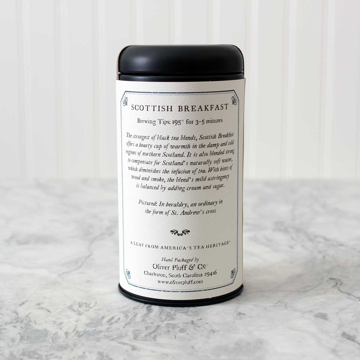 Oliver Pluff & Company - Venta al por mayor Tés a granel - Desayuno Escocés - Té suelto en lata1