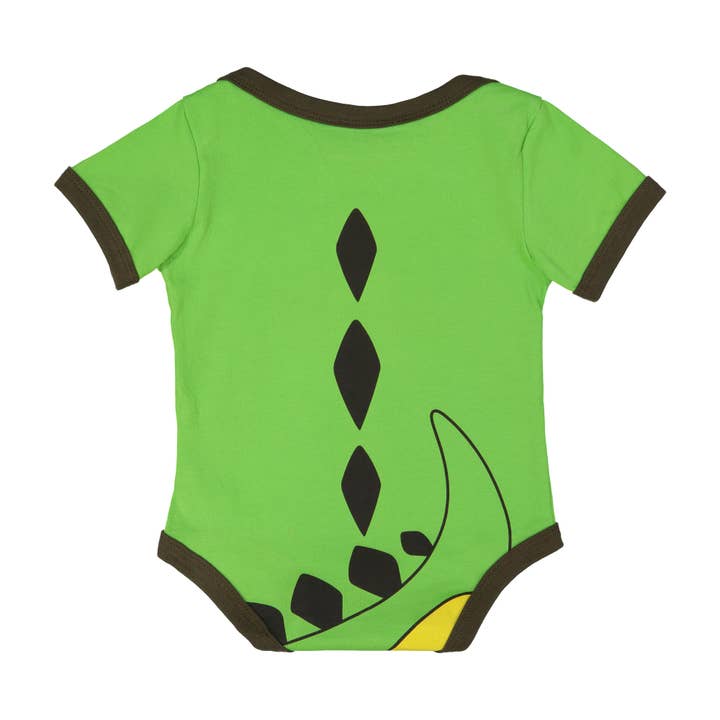 Doodle Pants – wholesale Bodysuit (non-footed) – Baby – Dino Green Baby Bodysuit10