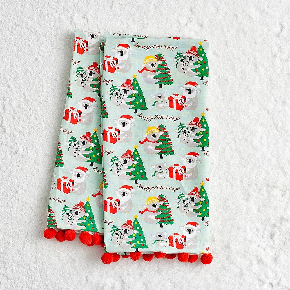 Paper Source Wholesale - Wholesale Tea Towel - Happy Koala-Days Tea Towels0