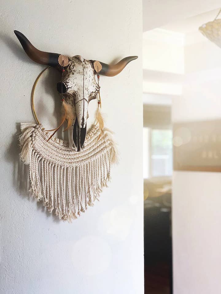 Dakota Macrame-wandophanging voor wholesale door Knotty Red Fox Macrame