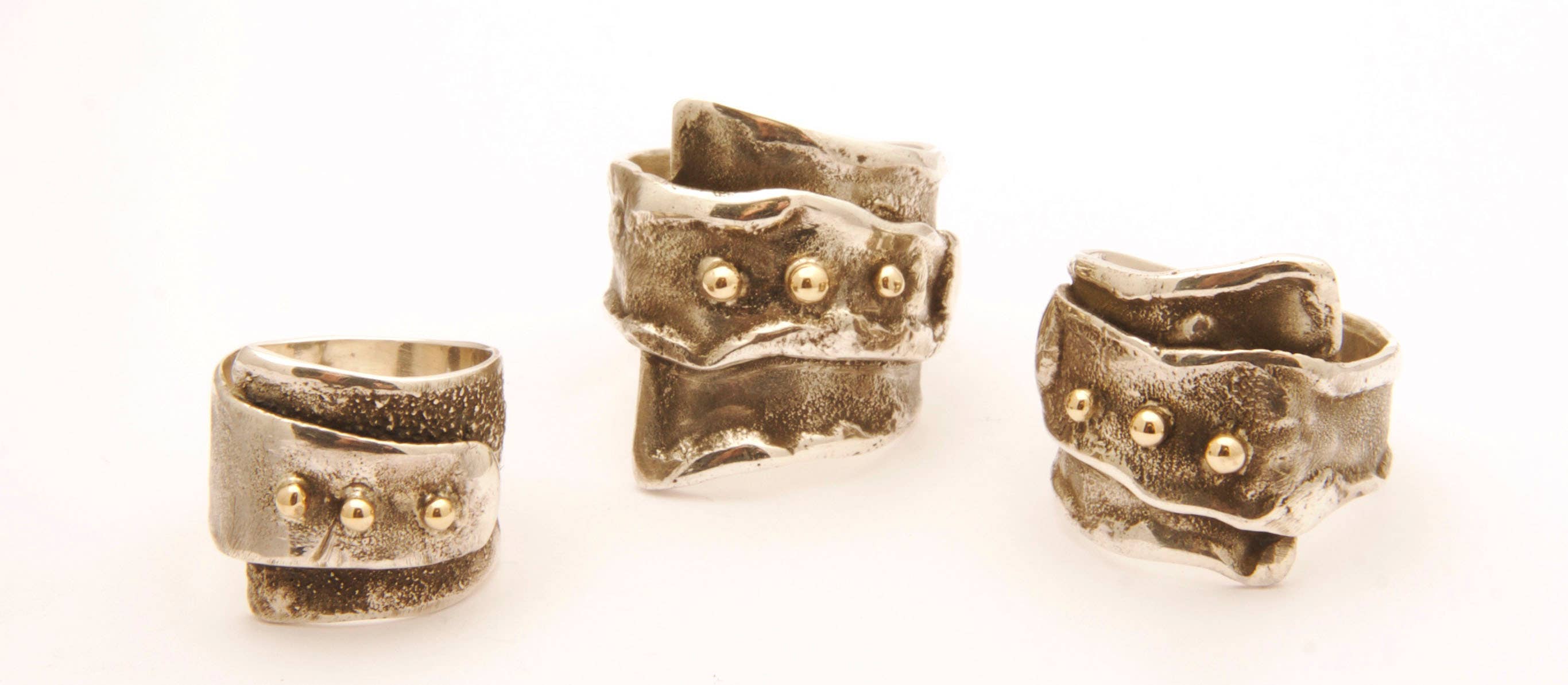 Tamara Kelly Designs - Wholesale Band/Stacked Ring - Reticulated ring series2