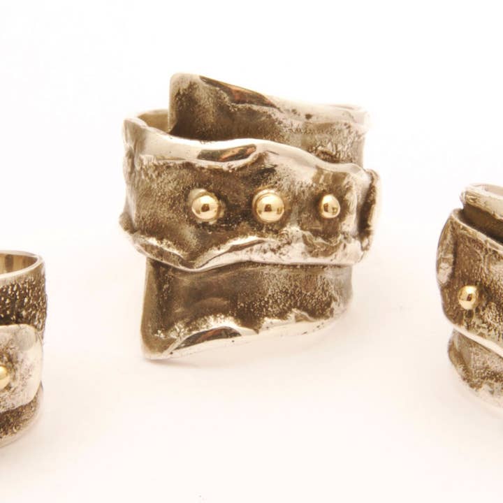 Tamara Kelly Designs - Wholesale Band/Stacked Ring - Reticulated ring series2