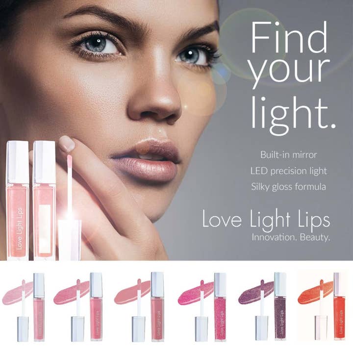 Love Light Cosmetics - Wholesale Lip-gloss - Compassion Lighted Lip Gloss with Mirror1