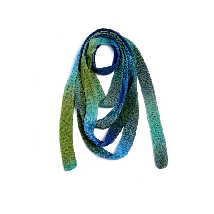 Aqua Super Skinny Scarf for wholesale by Chelache