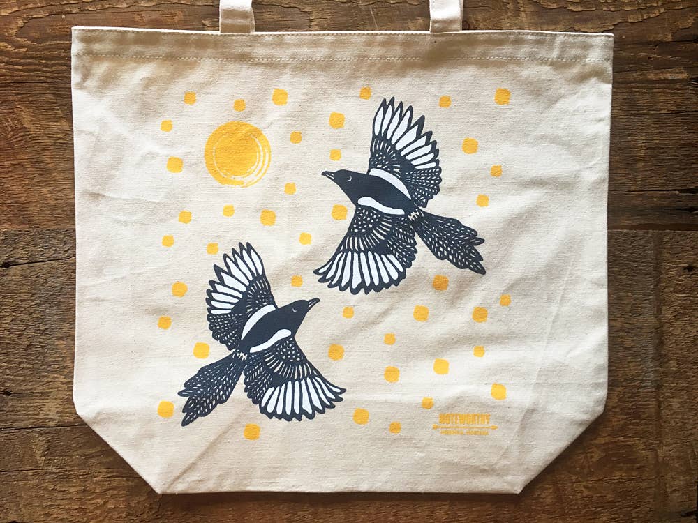 Noteworthy Paper & Press - Wholesale Tote Bag - Women's - Magpie Tote Bag2