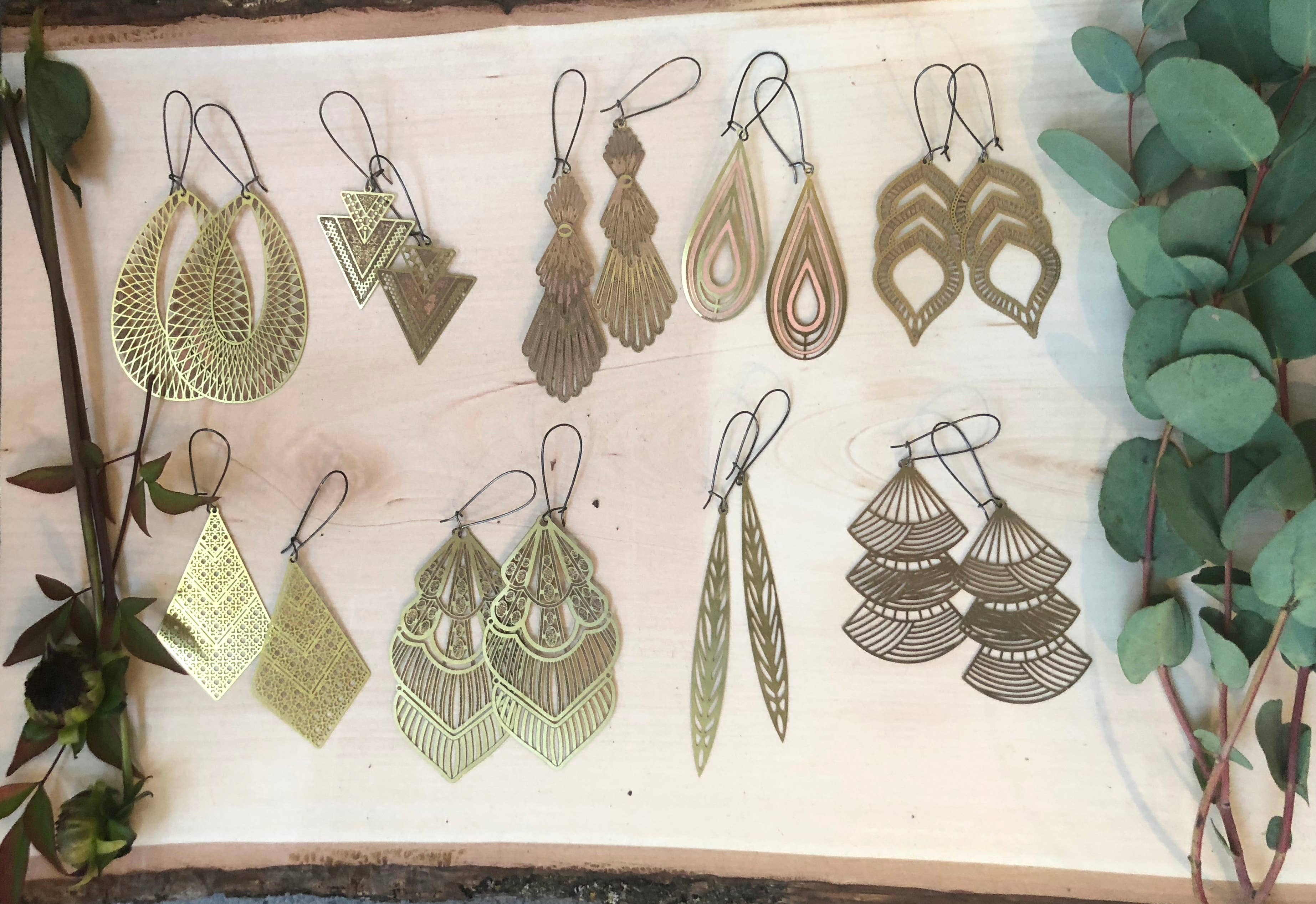 Harlow Jewelry - Wholesale Dangle Earrings - Large Lightweight Earring Collection1