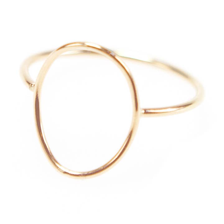 Anneau Ovale Ouvert pour la vente par Favor Jewelry