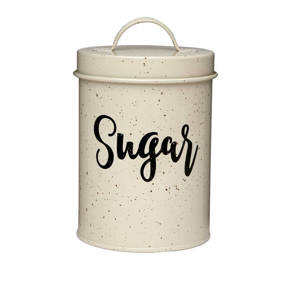 Amici Home - Wholesale Canister - 44 oz Maddox Sugar Metal Storage Canister0