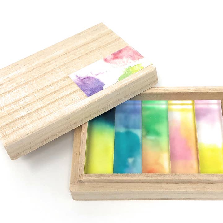 Chopstick/Cutlery Rest Japanese Gift (Set of 5)-WaterColor B for wholesale by COEL Commerce Connect Inc.