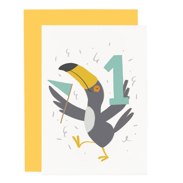 Party Animal 1st Fødselsdag kort for engroshandel hos Old English Company