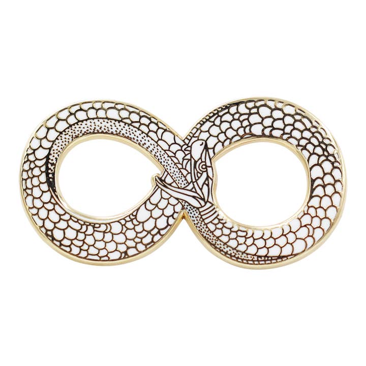 Real Sic - Wholesale Lapel Pin/Button - Ouroboros Enamel Pin – Occult Snake Enamel Lapel Pin3