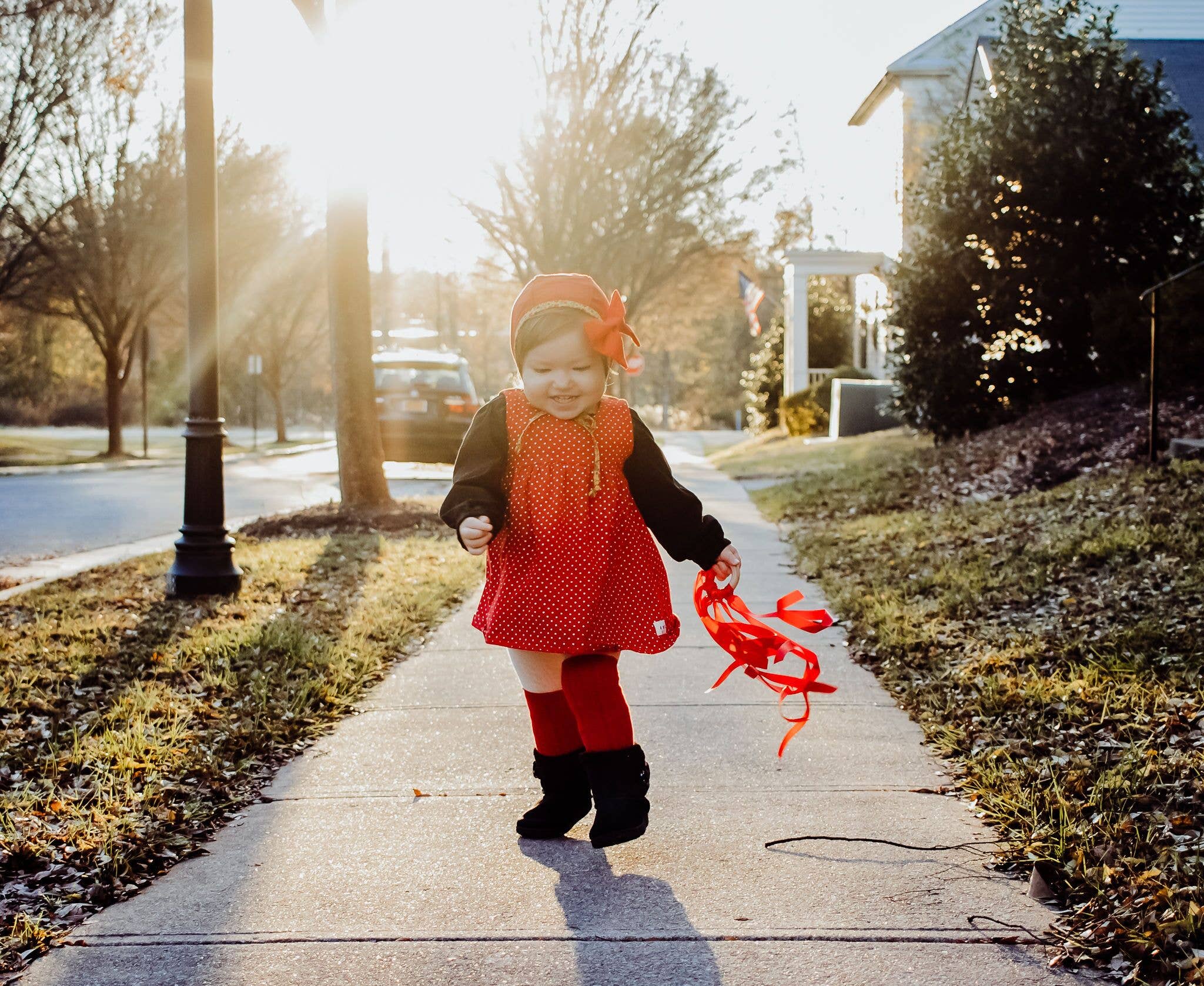 Mouse Loves Pig - Wholesale Toy Wand - Kids - Red Ribbon Wand3