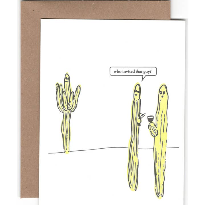 Power and Light Press - Wholesale Everyday Greeting Card - Cactus Party