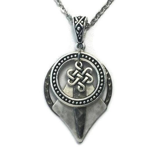 Boudicca Celtic Knot New Age Queen Spiritual Necklace for wholesale by Harpstone Galleries