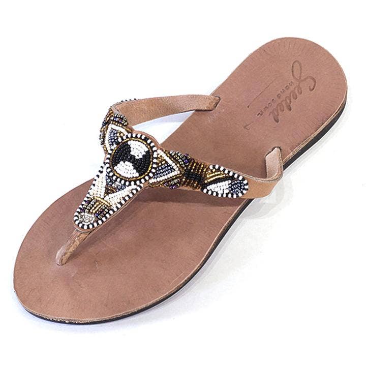 Serengeti Thong Metallics Sandal for wholesale by Swahili Coast