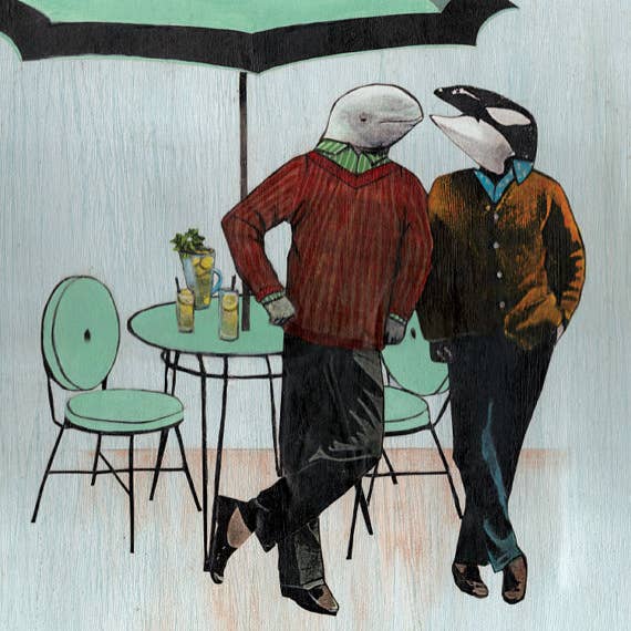 Ocean Friends kort for engroshandel hos Pergamo Paper Goods